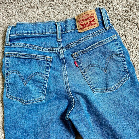 EUC I Levi's Wedgie Straight Jean I Medium Wash I Size: 29 I Button Fly - Picture 7 of 8